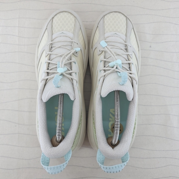Hoka Womens Bondi B3LS Oat Milk Running Sneaker Shoes 1155351-OKT Size 12 NEW - Picture 6 of 10